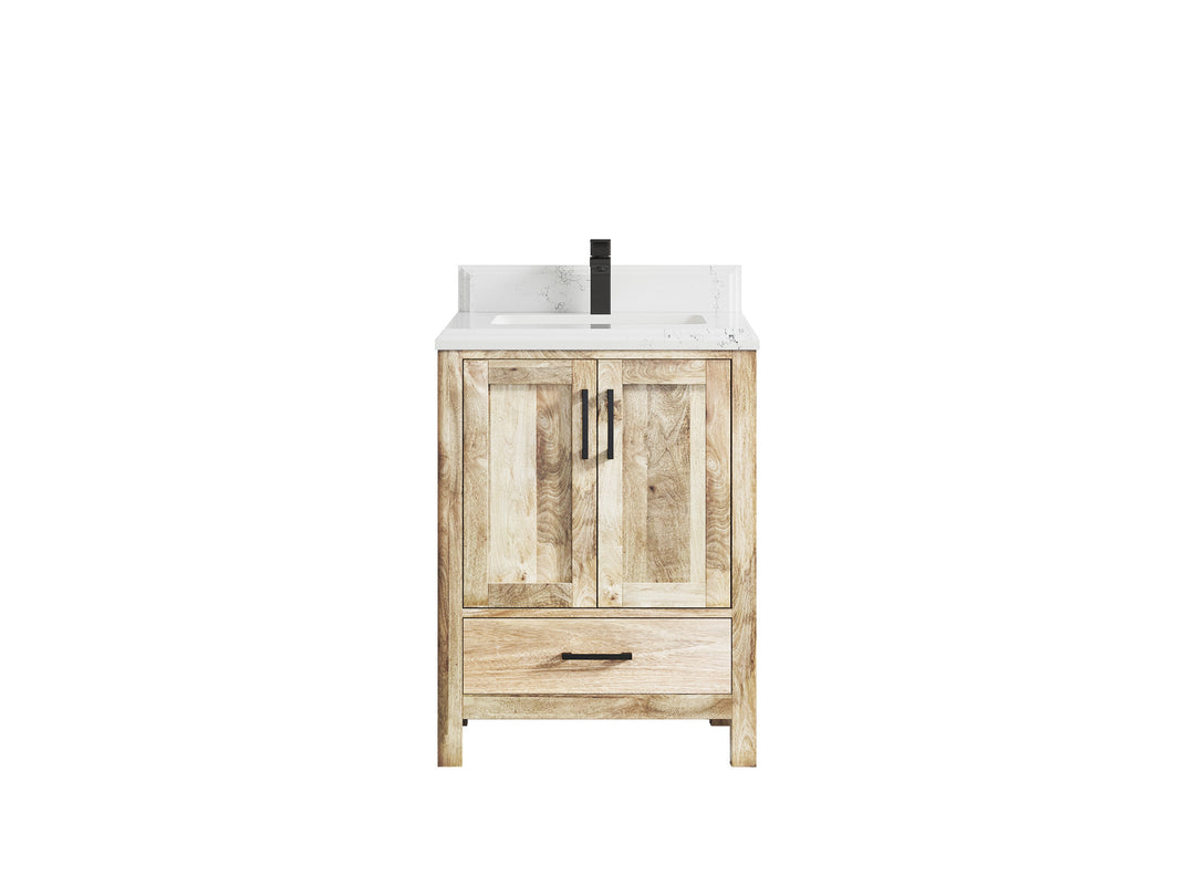 Malibu Mango Wood 24 in. W x 22 in. D Single Sink Bathroom Vanity