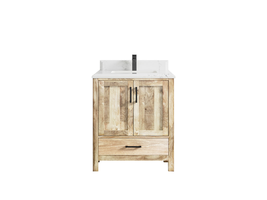 Malibu Mango Wood 30 in. W x 22 in. D Single Sink Bathroom Vanity