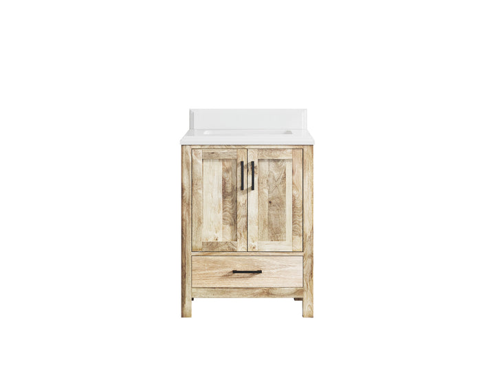 Malibu Mango Wood 24 in. W x 22 in. D Single Sink Bathroom Vanity - photo 35