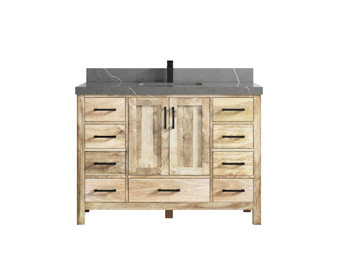 Malibu Mango Wood 48 in. W x 22 in. D Single Sink Bathroom Vanity