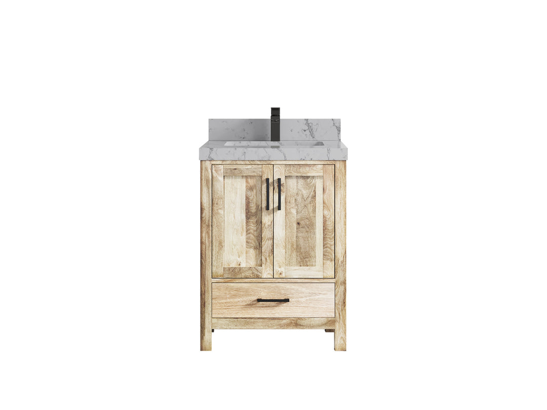 Malibu Mango Wood 24 in. W x 22 in. D Single Sink Bathroom Vanity