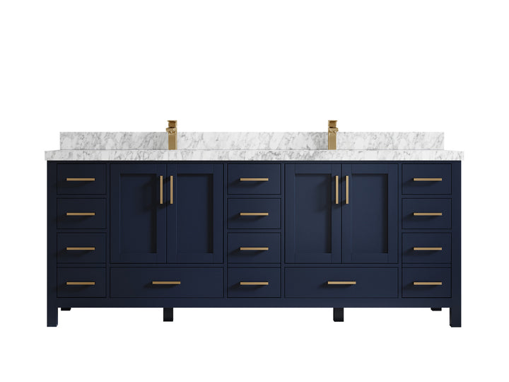 Malibu 84 in. W x 22 in. D Double Sink Bathroom Vanity - photo 11