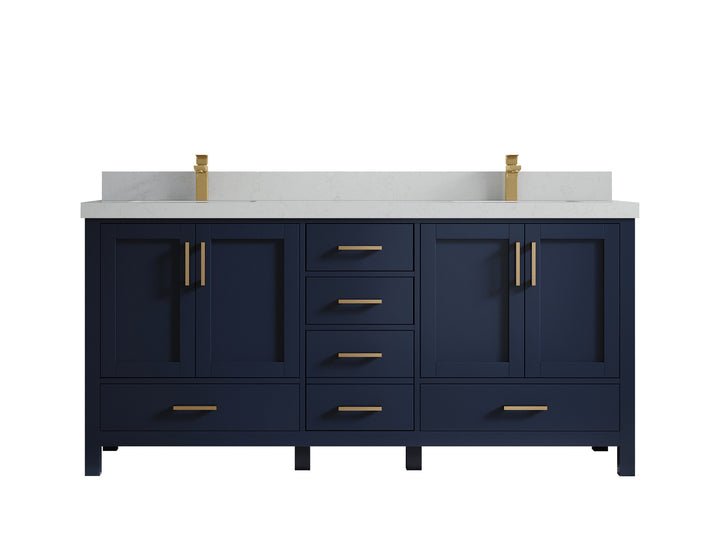 Malibu 72 in. W x 22 in. D Double Sink Bathroom Vanity - photo 13