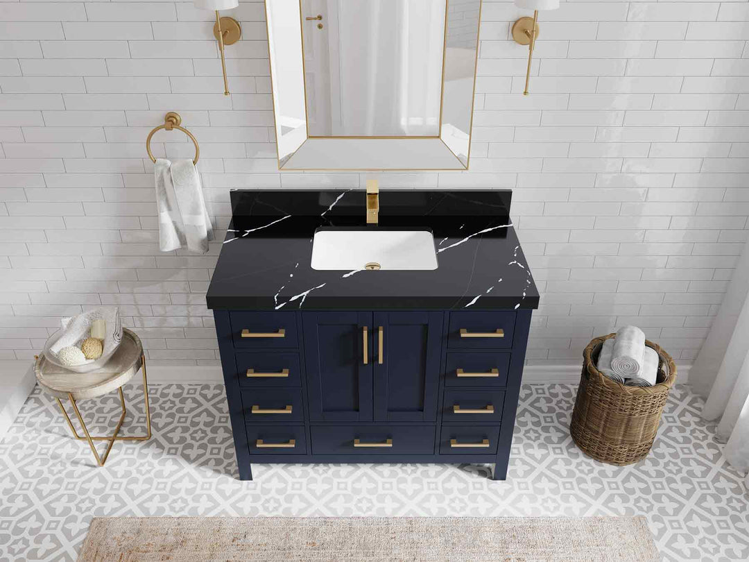Malibu 42 in. W x 22 in. D Single Sink Bathroom Vanity