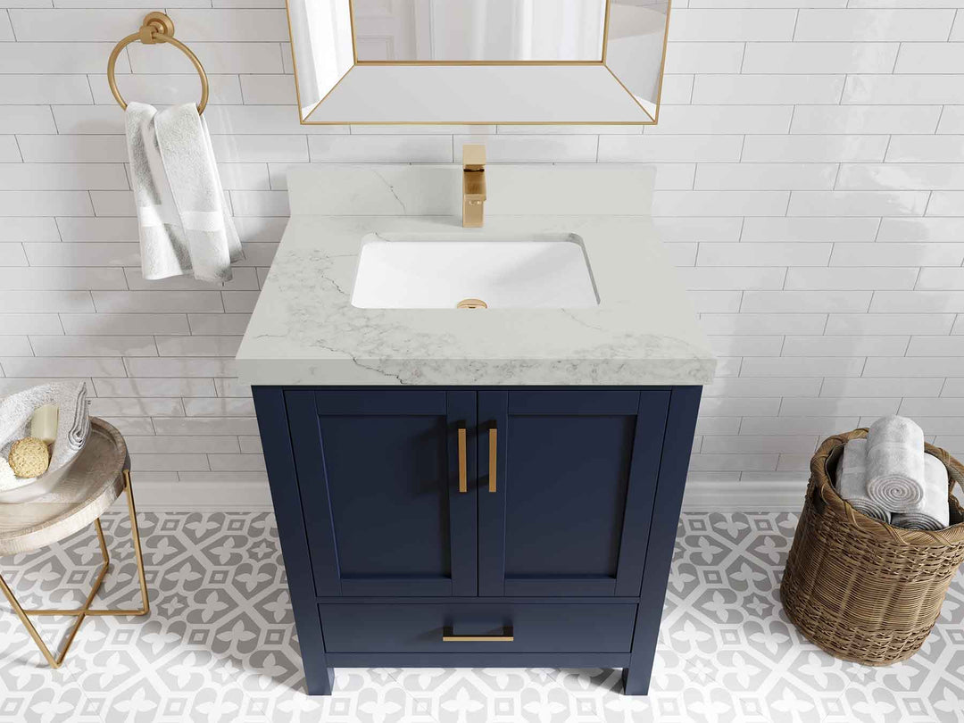 Malibu 30 in. W x 22 in. D Single Sink Bathroom Vanity