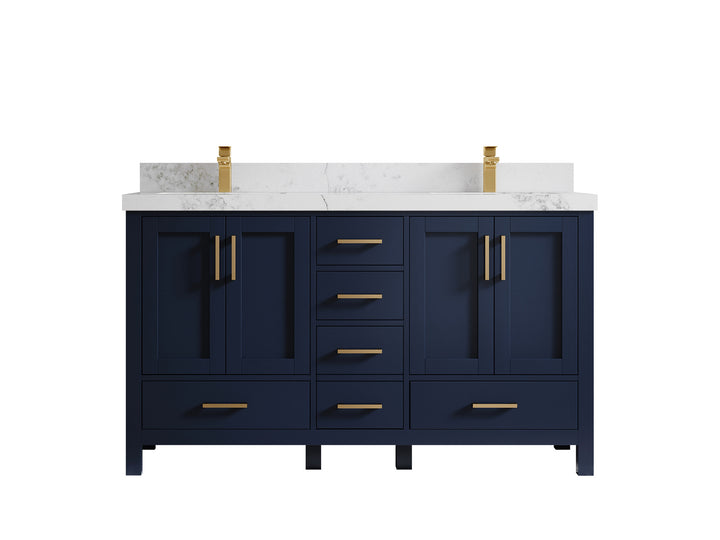 Malibu 60 in. W x 22 in. D Double Sink Bathroom Vanity - photo 19