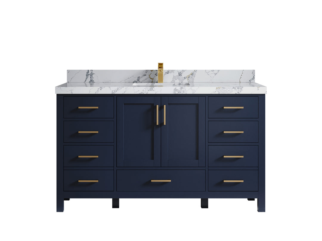 Malibu 60 in. W x 22 in. D Single Sink Bathroom Vanity