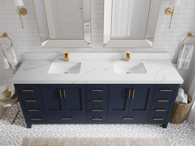 Malibu 84 in. W x 22 in. D Double Sink Bathroom Vanity