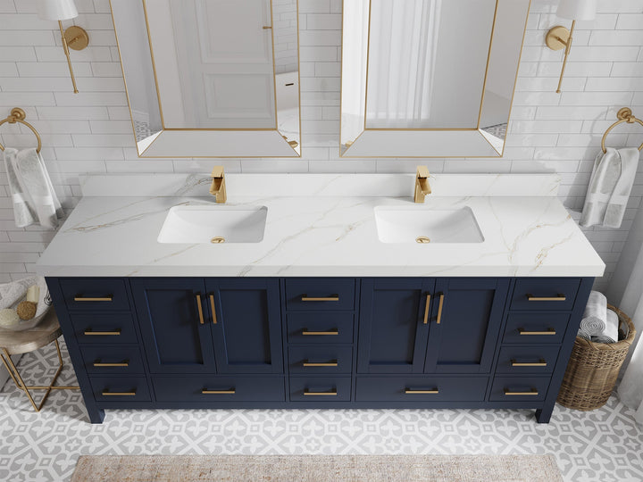 Malibu 84 in. W x 22 in. D Double Sink Bathroom Vanity - photo 20