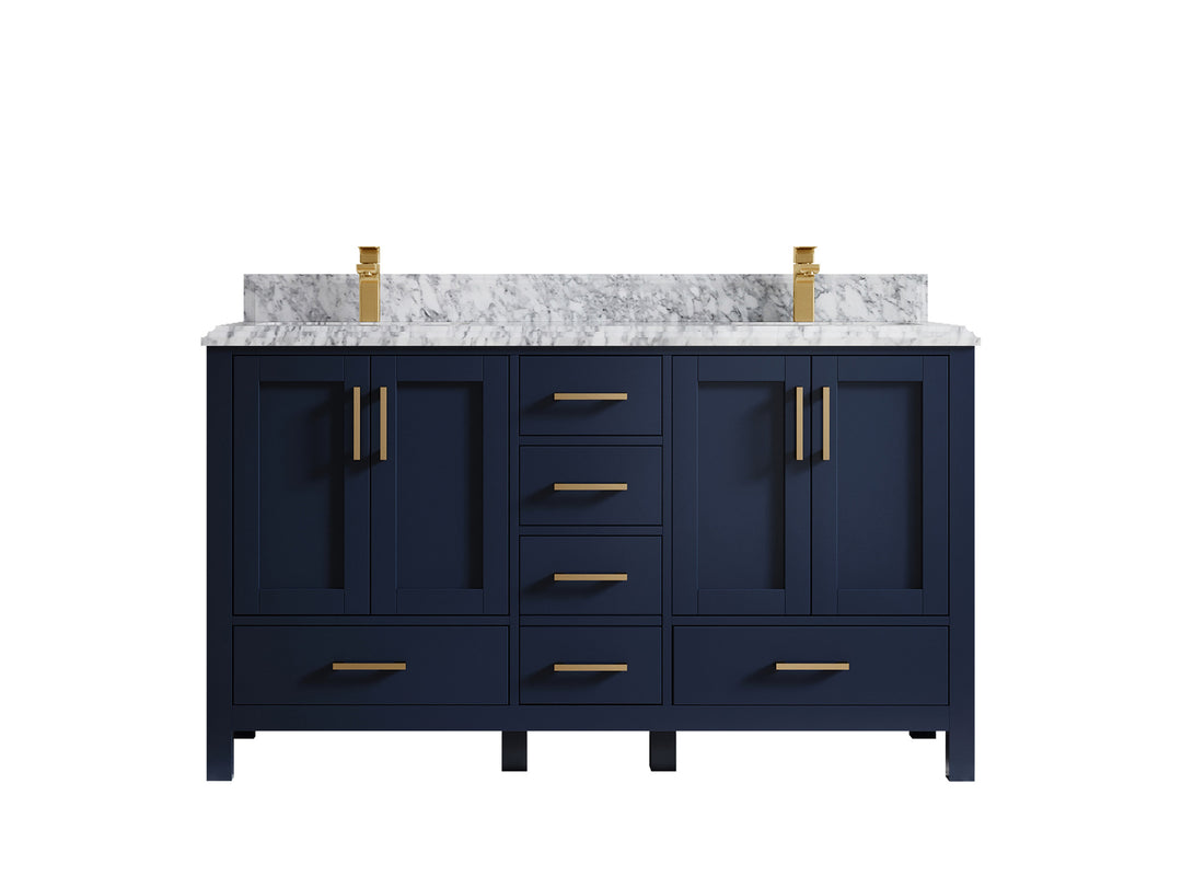 Malibu 60 in. W x 22 in. D Double Sink Bathroom Vanity