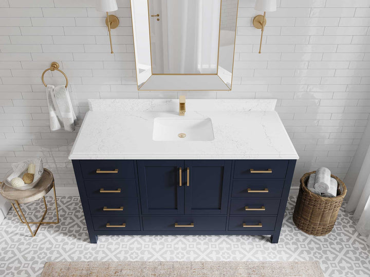 Malibu 60 in. W x 22 in. D Single Sink Bathroom Vanity - photo 26
