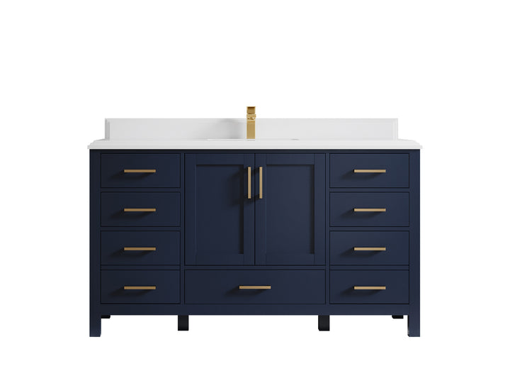 Malibu 60 in. W x 22 in. D Single Sink Bathroom Vanity - photo 29