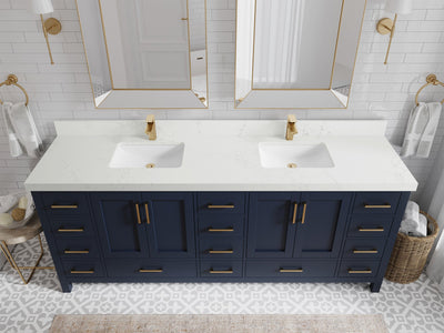 Malibu 84 in. W x 22 in. D Double Sink Bathroom Vanity