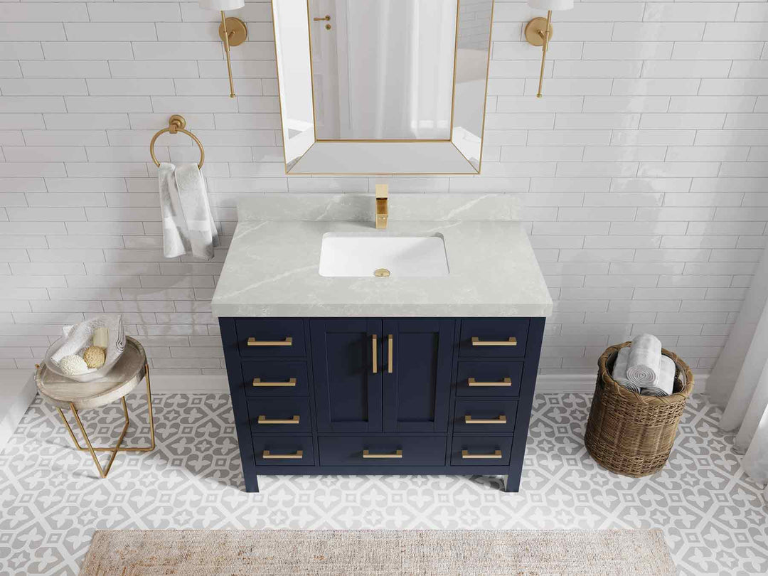 Malibu 42 in. W x 22 in. D Single Sink Bathroom Vanity