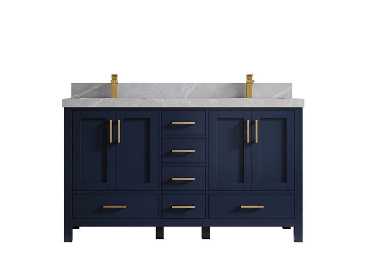 Malibu 60 in. W x 22 in. D Double Sink Bathroom Vanity - photo 35