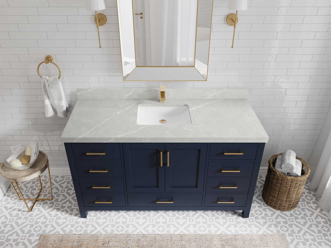 Malibu 60 in. W x 22 in. D Single Sink Bathroom Vanity