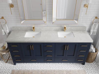 Malibu 84 in. W x 22 in. D Double Sink Bathroom Vanity