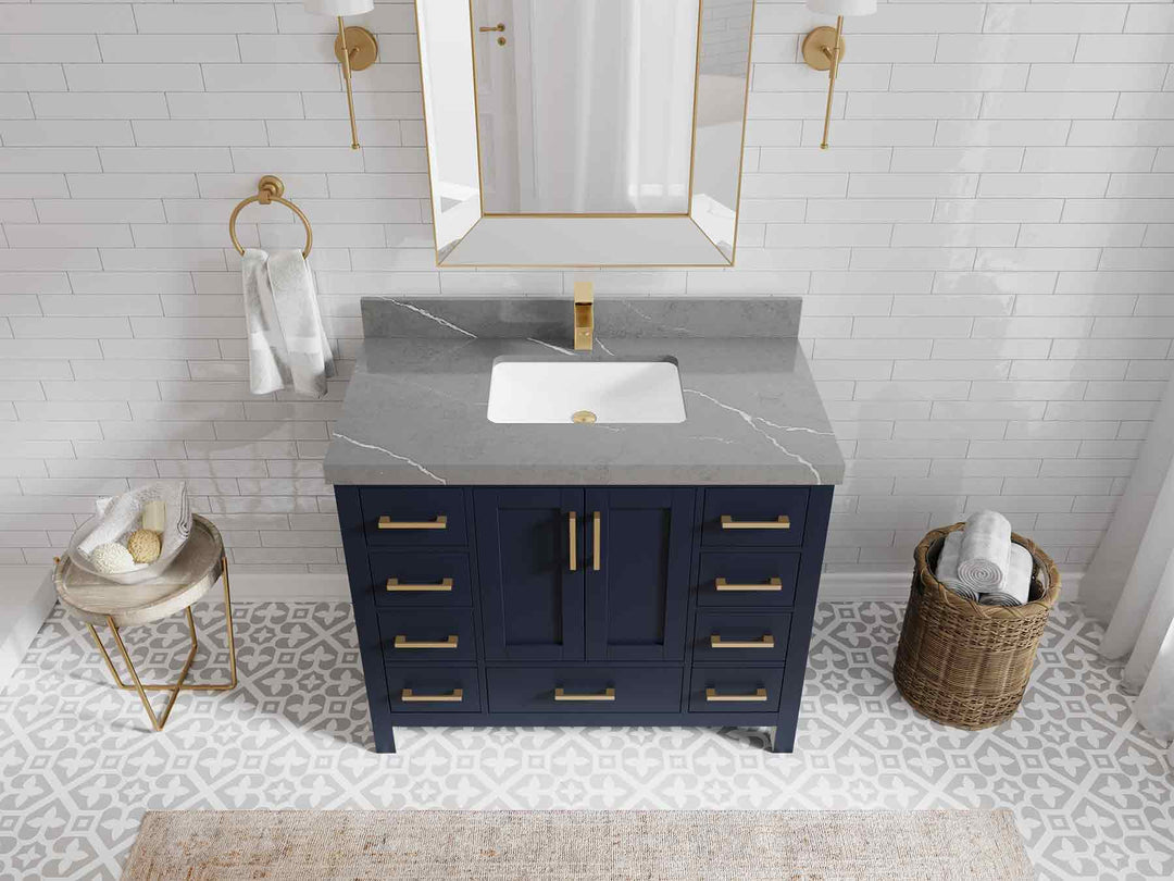 Malibu 42 in. W x 22 in. D Single Sink Bathroom Vanity