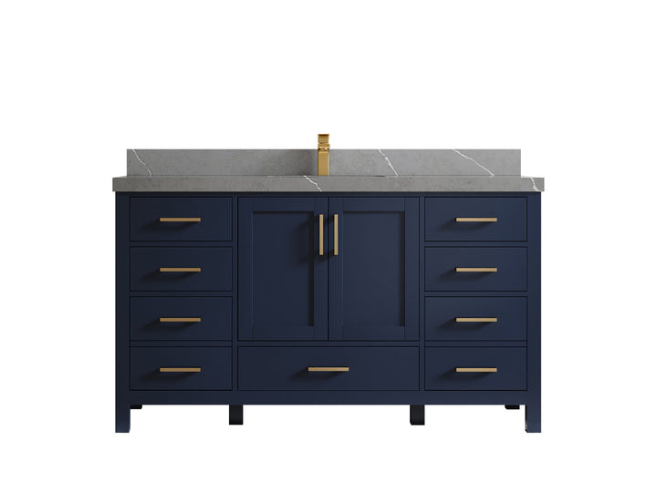 Malibu 60 in. W x 22 in. D Single Sink Bathroom Vanity - photo 35