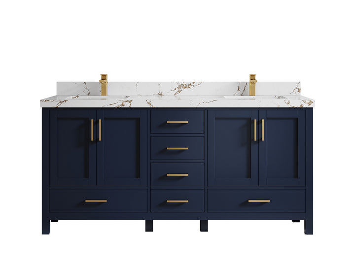 Malibu 72 in. W x 22 in. D Double Sink Bathroom Vanity - photo 37