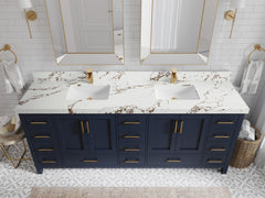 Malibu 84 in. W x 22 in. D Double Sink Bathroom Vanity - photo 34