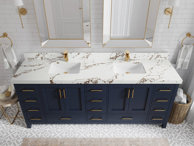 Malibu 84 in. W x 22 in. D Double Sink Bathroom Vanity