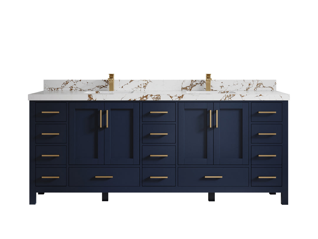 Malibu 84 in. W x 22 in. D Double Sink Bathroom Vanity