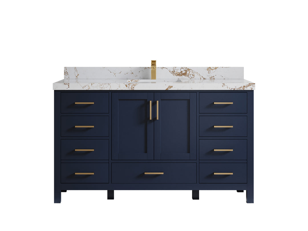 Malibu 60 in. W x 22 in. D Single Sink Bathroom Vanity