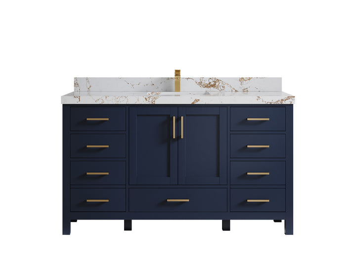 Malibu 60 in. W x 22 in. D Single Sink Bathroom Vanity - photo 39
