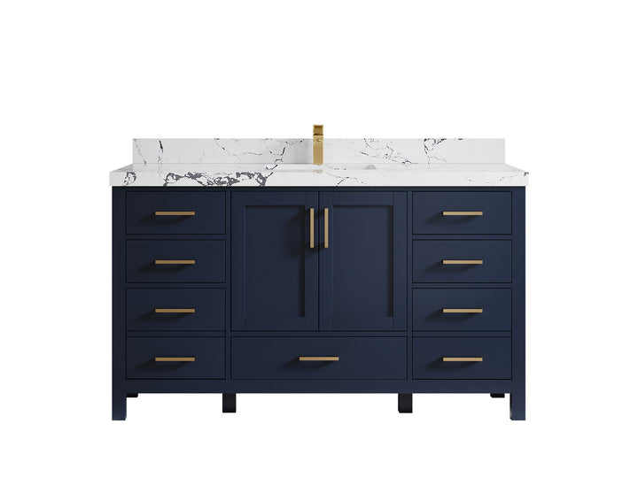 Malibu 60 in. W x 22 in. D Single Sink Bathroom Vanity - photo 41