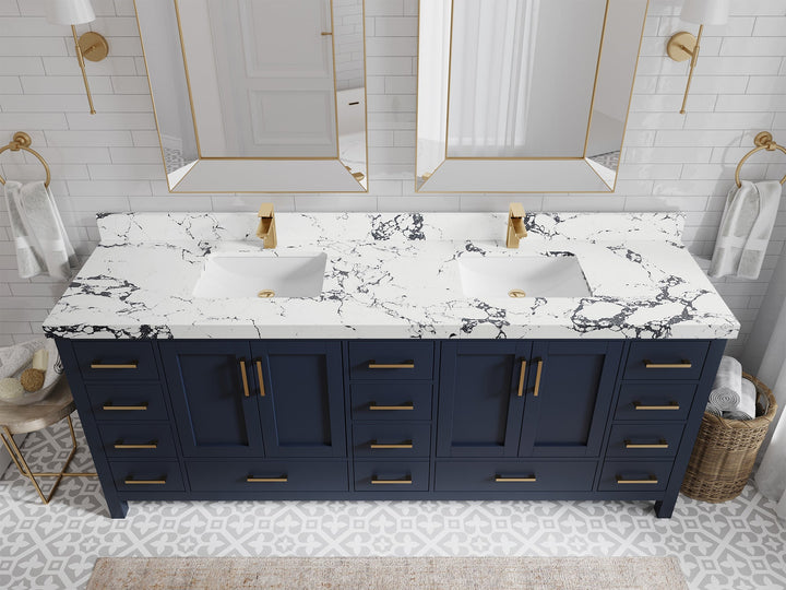 Malibu 84 in. W x 22 in. D Double Sink Bathroom Vanity - photo 38