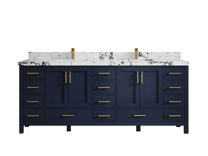 Malibu 84 in. W x 22 in. D Double Sink Bathroom Vanity - photo 39