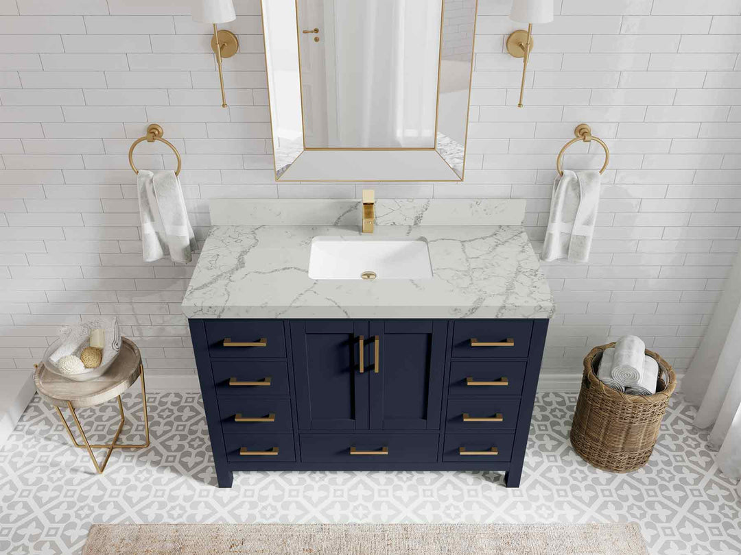 Malibu 48 in. W x 22 in. D Single Sink Bathroom Vanity