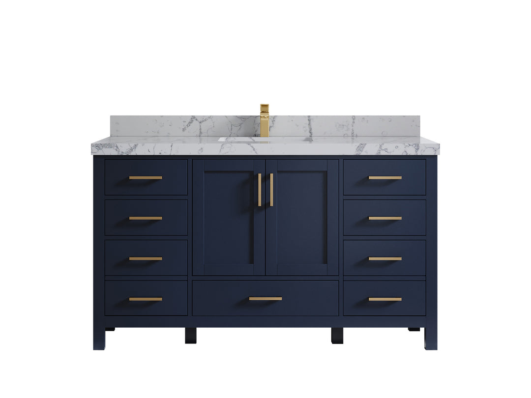 Malibu 60 in. W x 22 in. D Single Sink Bathroom Vanity