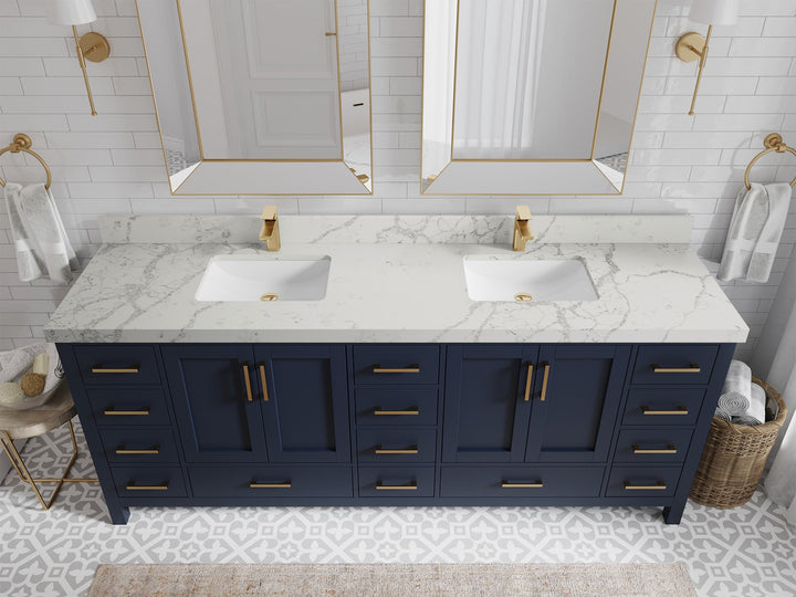 Malibu 84 in. W x 22 in. D Double Sink Bathroom Vanity - photo 40