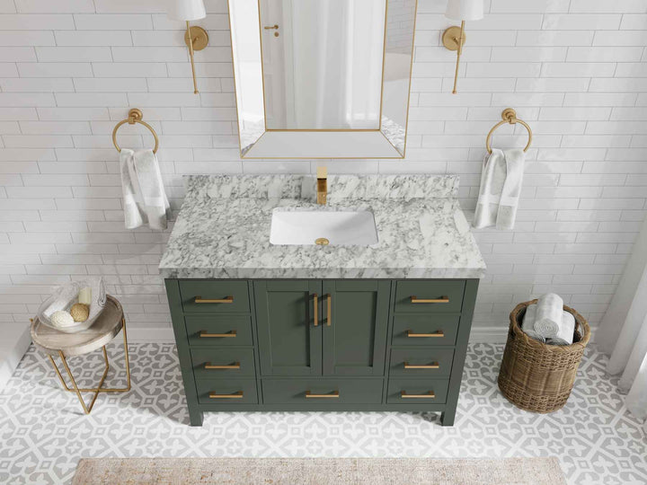 Malibu 48 in. W x 22 in. D Single Sink Bathroom Vanity - photo 47