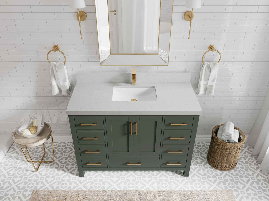 Malibu 48 in. W x 22 in. D Single Sink Bathroom Vanity