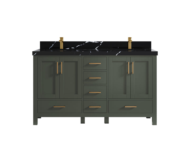 Malibu 60 in. W x 22 in. D Double Sink Bathroom Vanity - photo 16