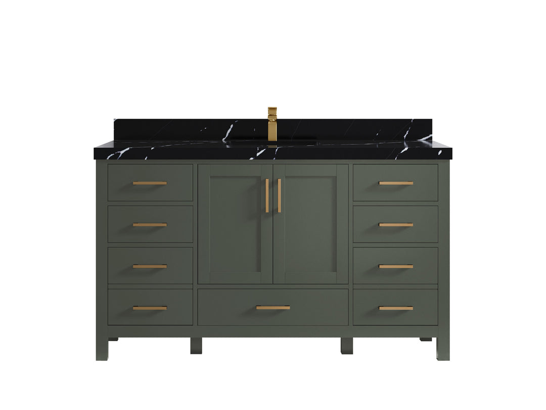 Malibu 60 in. W x 22 in. D Single Sink Bathroom Vanity