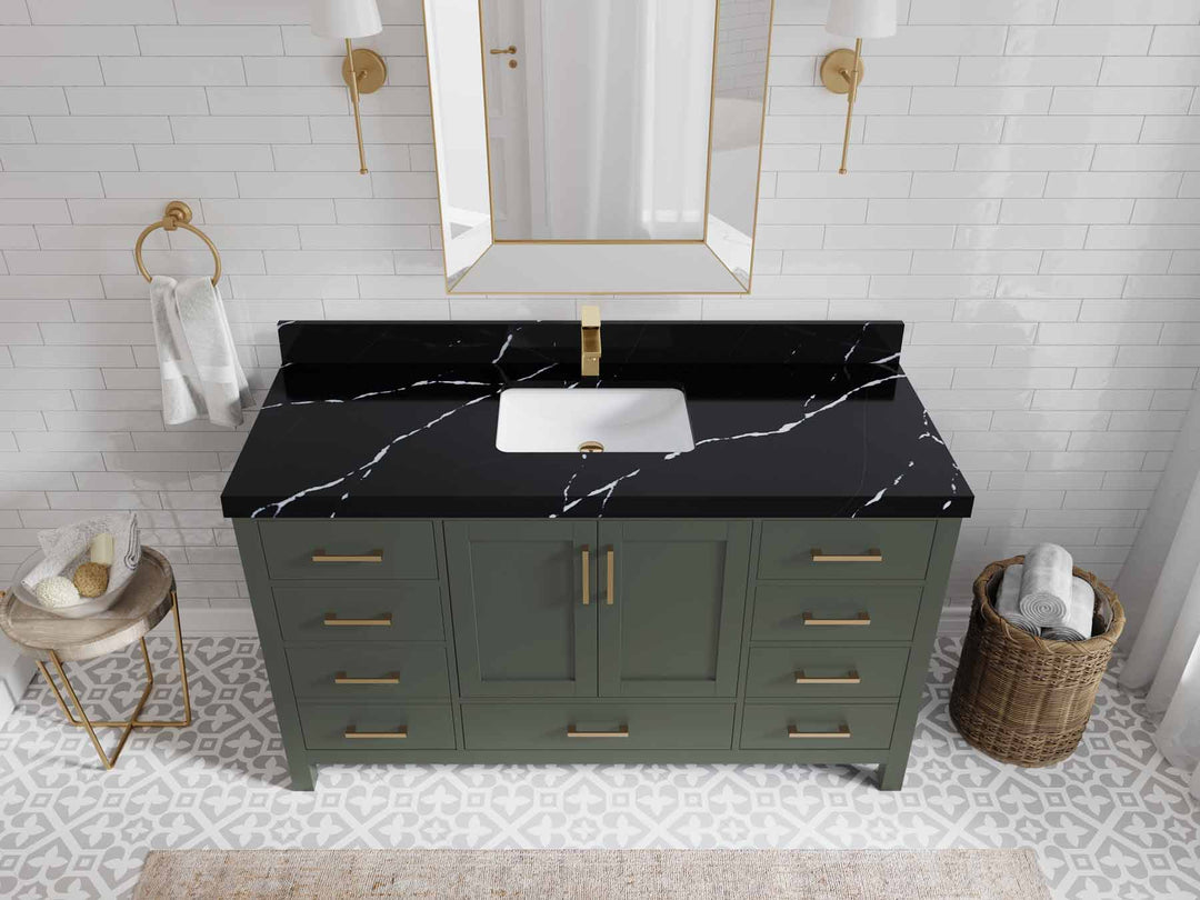 Malibu 60 in. W x 22 in. D Single Sink Bathroom Vanity