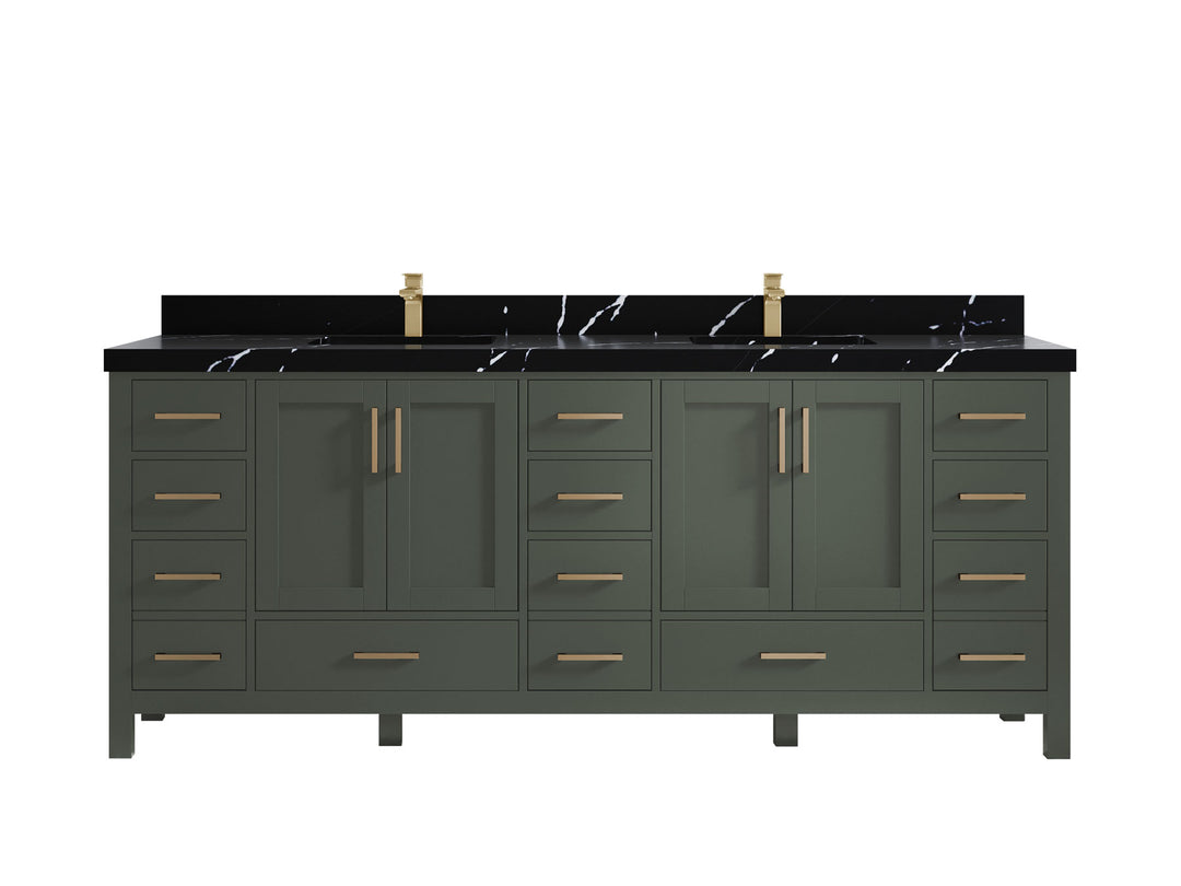 Malibu 84 in. W x 22 in. D Double Sink Bathroom Vanity