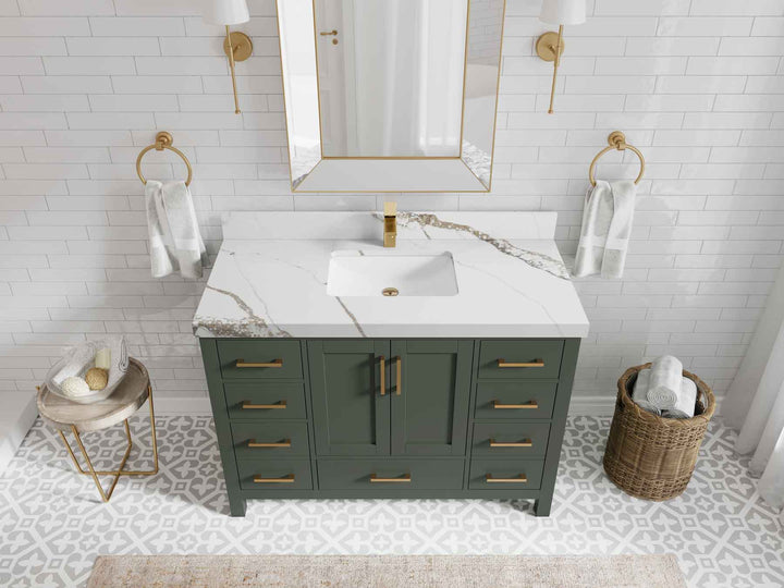 Malibu 48 in. W x 22 in. D Single Sink Bathroom Vanity - photo 49