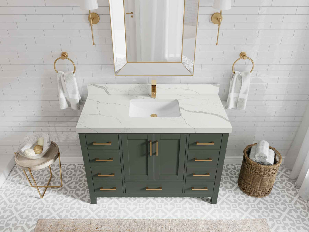 Malibu 48 in. W x 22 in. D Single Sink Bathroom Vanity