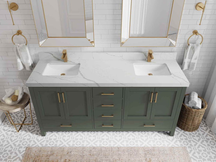Malibu 72 in. W x 22 in. D Double Sink Bathroom Vanity - photo 15