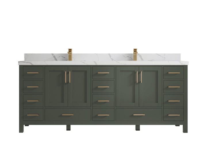 Malibu 84 in. W x 22 in. D Double Sink Bathroom Vanity - photo 17