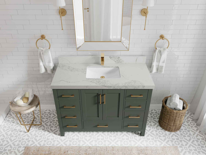 Malibu 48 in. W x 22 in. D Single Sink Bathroom Vanity - photo 41
