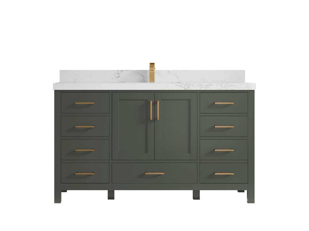 Malibu 60 in. W x 22 in. D Single Sink Bathroom Vanity