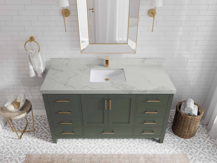 Malibu 60 in. W x 22 in. D Single Sink Bathroom Vanity - photo 23