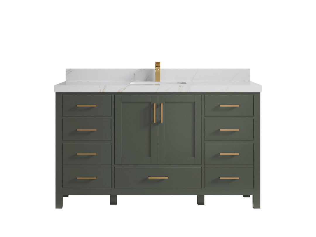 Malibu 60 in. W x 22 in. D Single Sink Bathroom Vanity