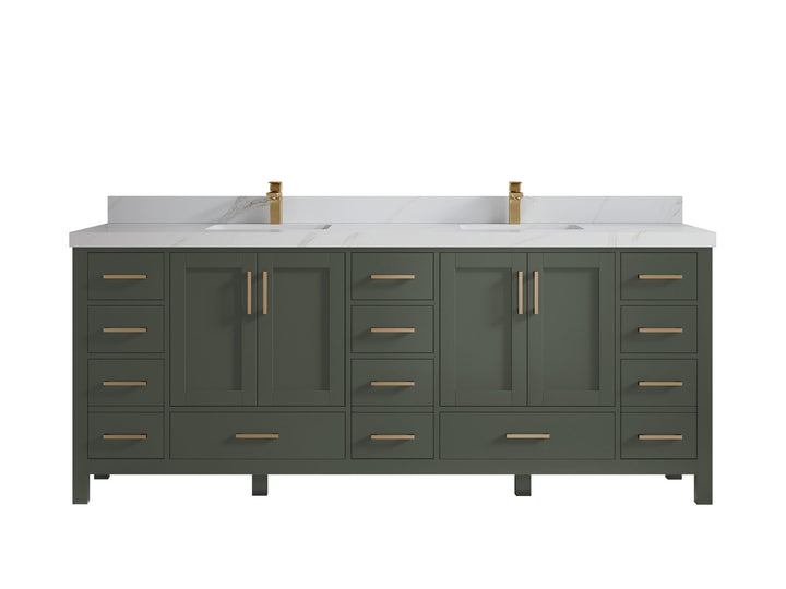 Malibu 84 in. W x 22 in. D Double Sink Bathroom Vanity - photo 23